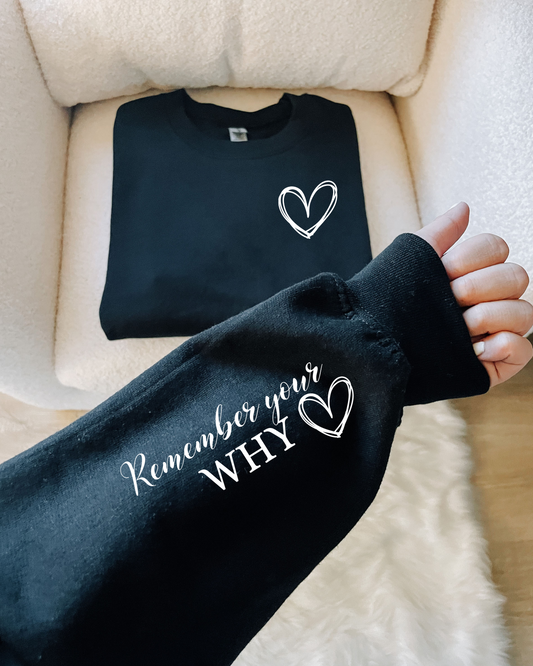 REMEMBER YOUR WHY SWEATSHIRT - Body By J'ne