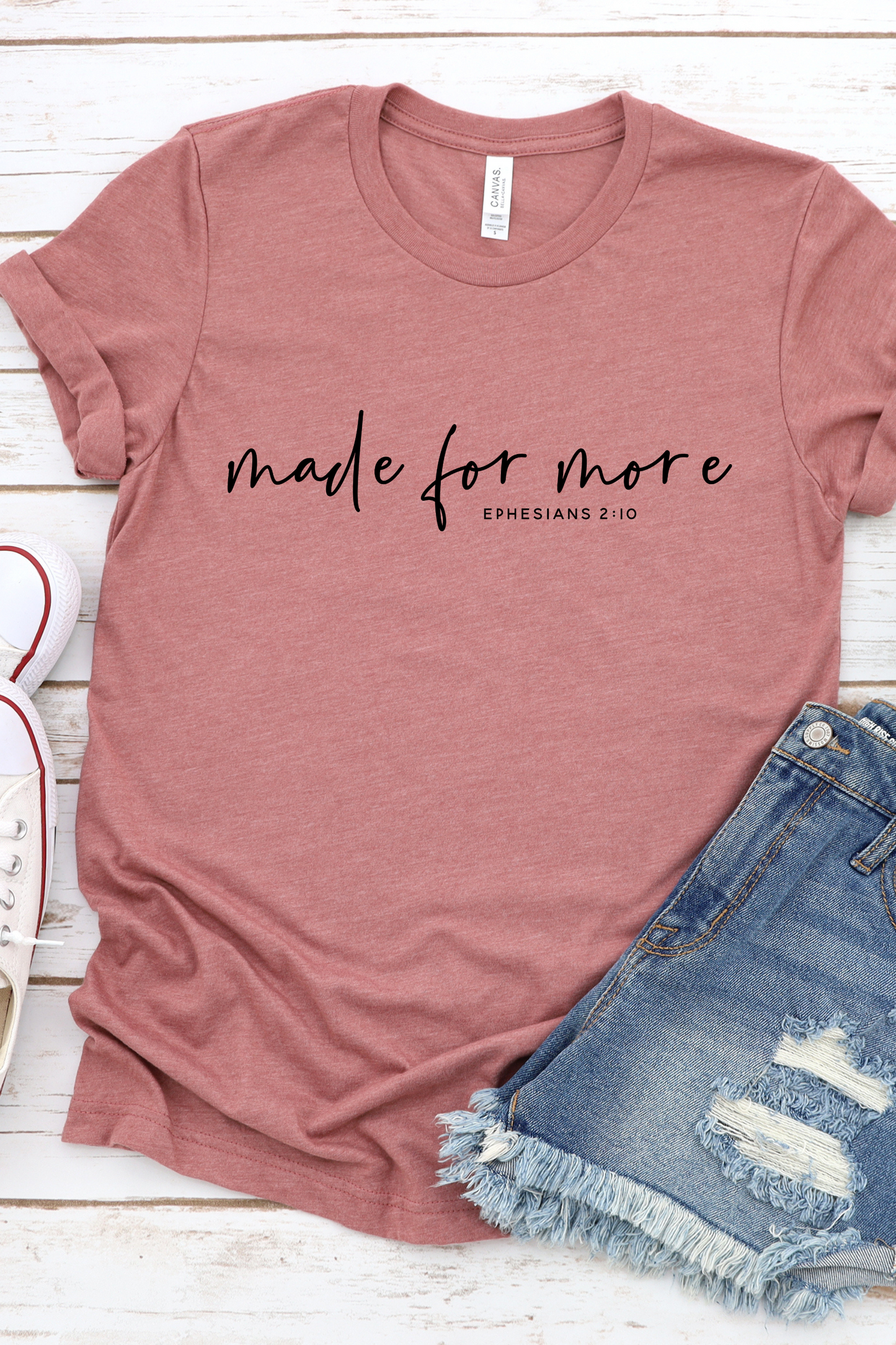 MADE FOR MORE TEE(BELLA CANVAS) - Body By J'ne