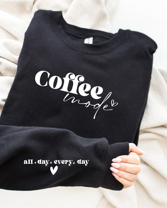 COFFEE MODE SWEATSHIRT - Body By J'ne