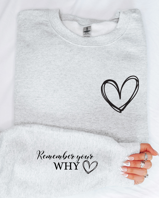 REMEMBER YOUR WHY SWEATSHIRT - Body By J'ne