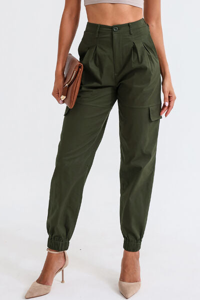 High Waist Cargo Pants - Body By J'ne