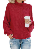 Turtleneck Dropped Shoulder Sweater - Body By J'ne