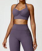 Halter Neck Active Bra - Body By J'ne