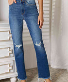 No limits Distressed Raw Hem Jeans - Body By J'ne