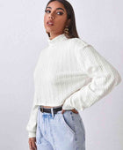 Turtleneck Long Sleeve Top - Body By J'ne