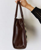 David Jones Argyle Pattern PU Leather Handbag - Body By J'ne
