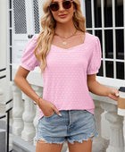 Eyelet Short Sleeve T-Shirt - Body By J'ne