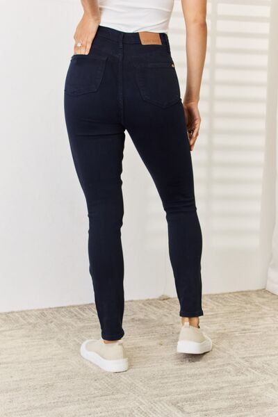 Judy Blue Full Size Garment Dyed Tummy Control Skinny Jeans - Body By J'ne