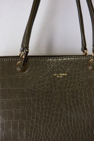 David Jones Texture PU Leather Handbag - Body By J'ne