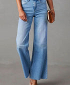 Buttoned Bootcut Jeans with Pockets - Body By J'ne