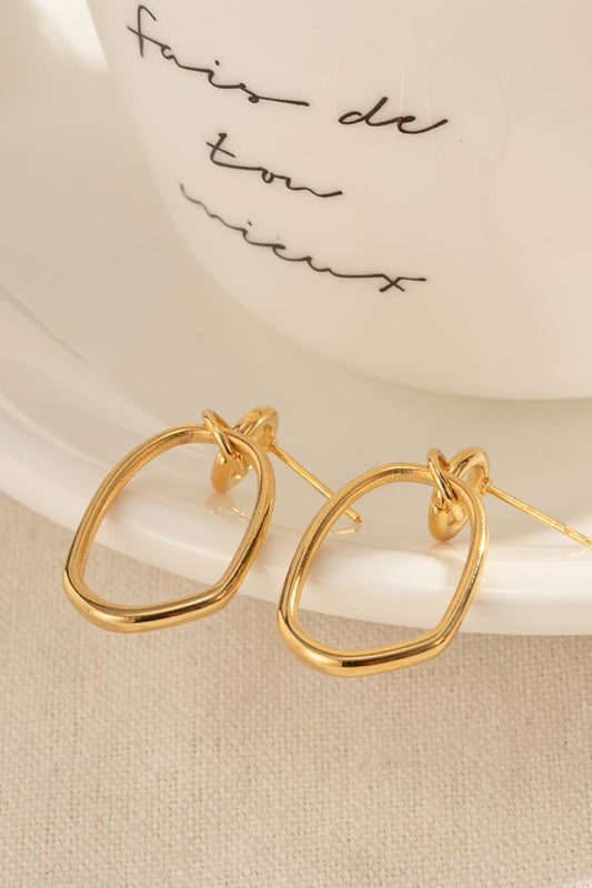 18K Gold-Plated Dangle Earrings - Body By J'ne