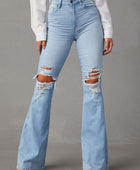 Distressed Bootcut Jeans with Pockets - Body By J'ne