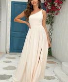 One-Shoulder Split Maxi Dress - Body By J'ne