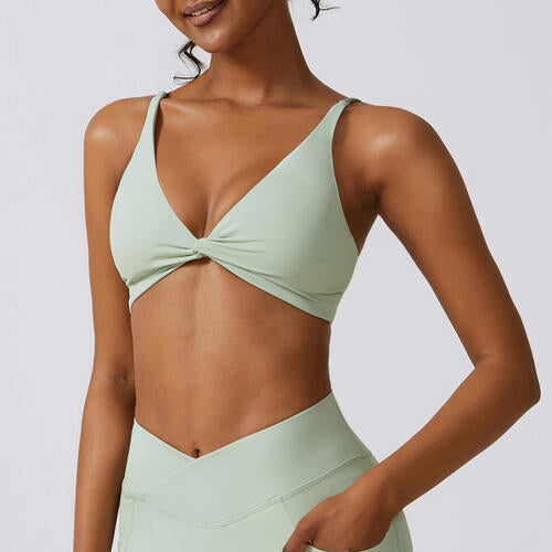 Spaghetti Strap Sport Bra - Body By J'ne