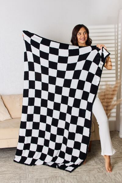 Cuddley Checkered Decorative Throw Blanket - Body By J'ne