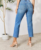 Utopia Full Size High Waist Straight Jeans - Body By J'ne