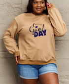 Drop Shoulder Graphic Sweatshirt - Body By J'ne