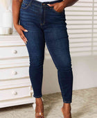 Full Size Skinny Jeans with Pockets - Body By J'ne