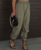 High Waist Drawstring Pants with Pockets - Body By J'ne