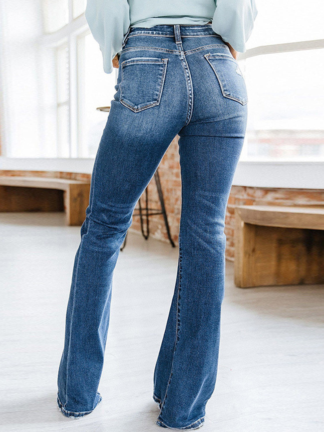 Cat's Whiskers Bootcut Jeans with Pockets - Body By J'ne