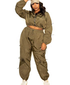 Active Zip Up Set With Cord Lock Detail - Body By J'ne