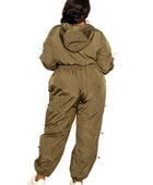 Active Zip Up Set With Cord Lock Detail - Body By J'ne