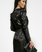 Leopard Long Sleeve Mini Dress - Body By J'ne