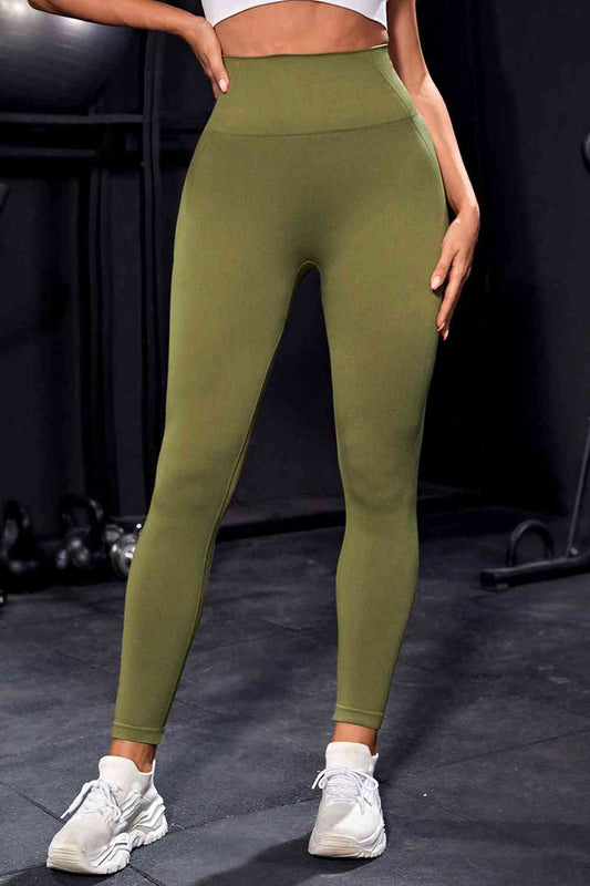 Wide Waistband Sports Leggings - Body By J'ne