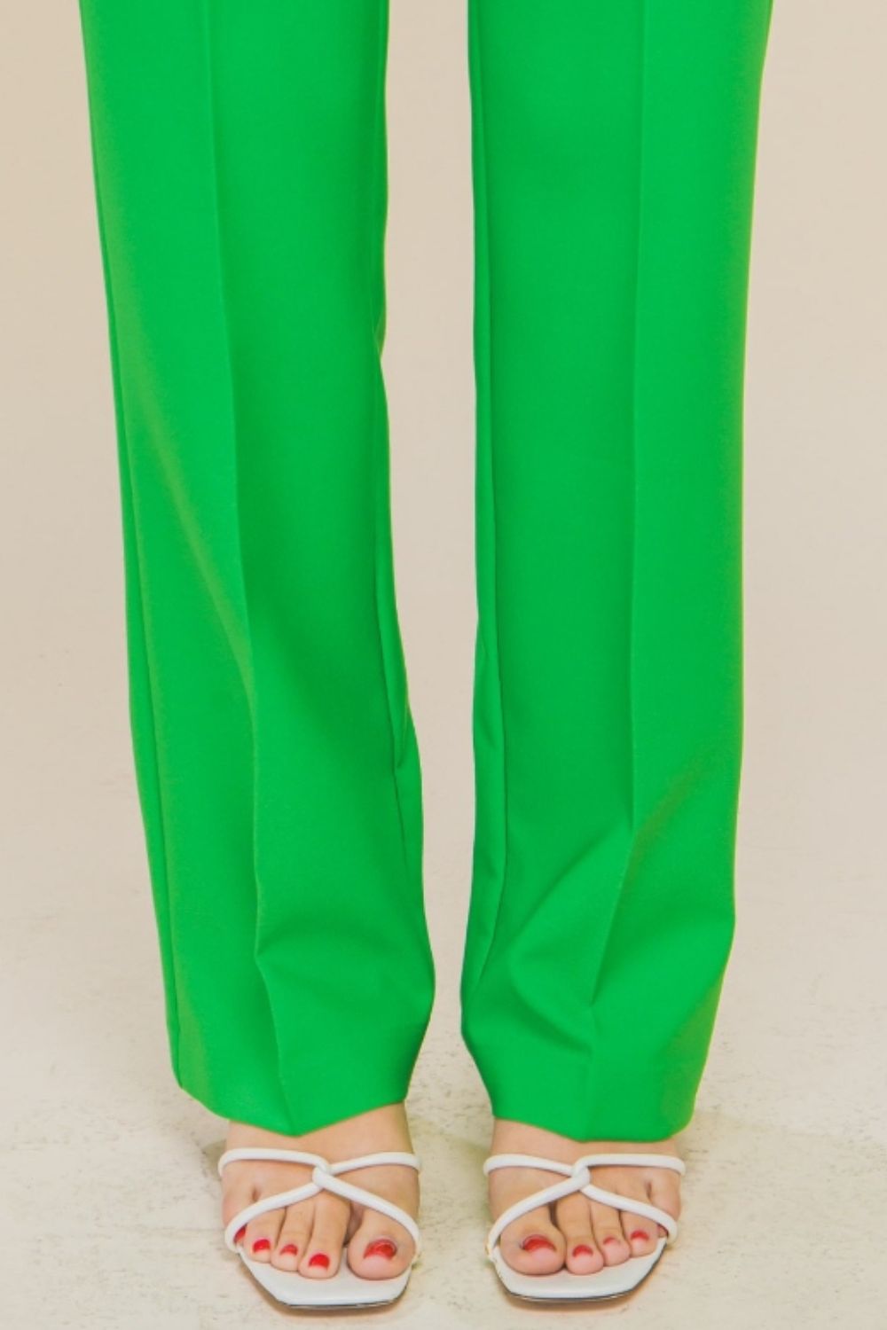 LOVE TREE High Waist Straight Pants - Body By J'ne