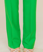 LOVE TREE High Waist Straight Pants - Body By J'ne