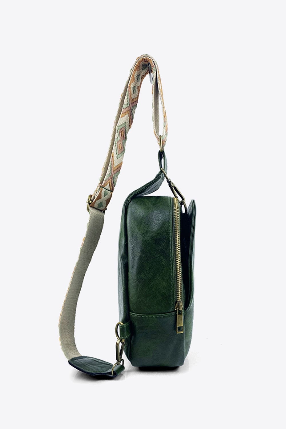 Adjustable Strap PU Leather Sling Bag - Body By J'ne