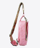 Adjustable Strap PU Leather Sling Bag - Body By J'ne