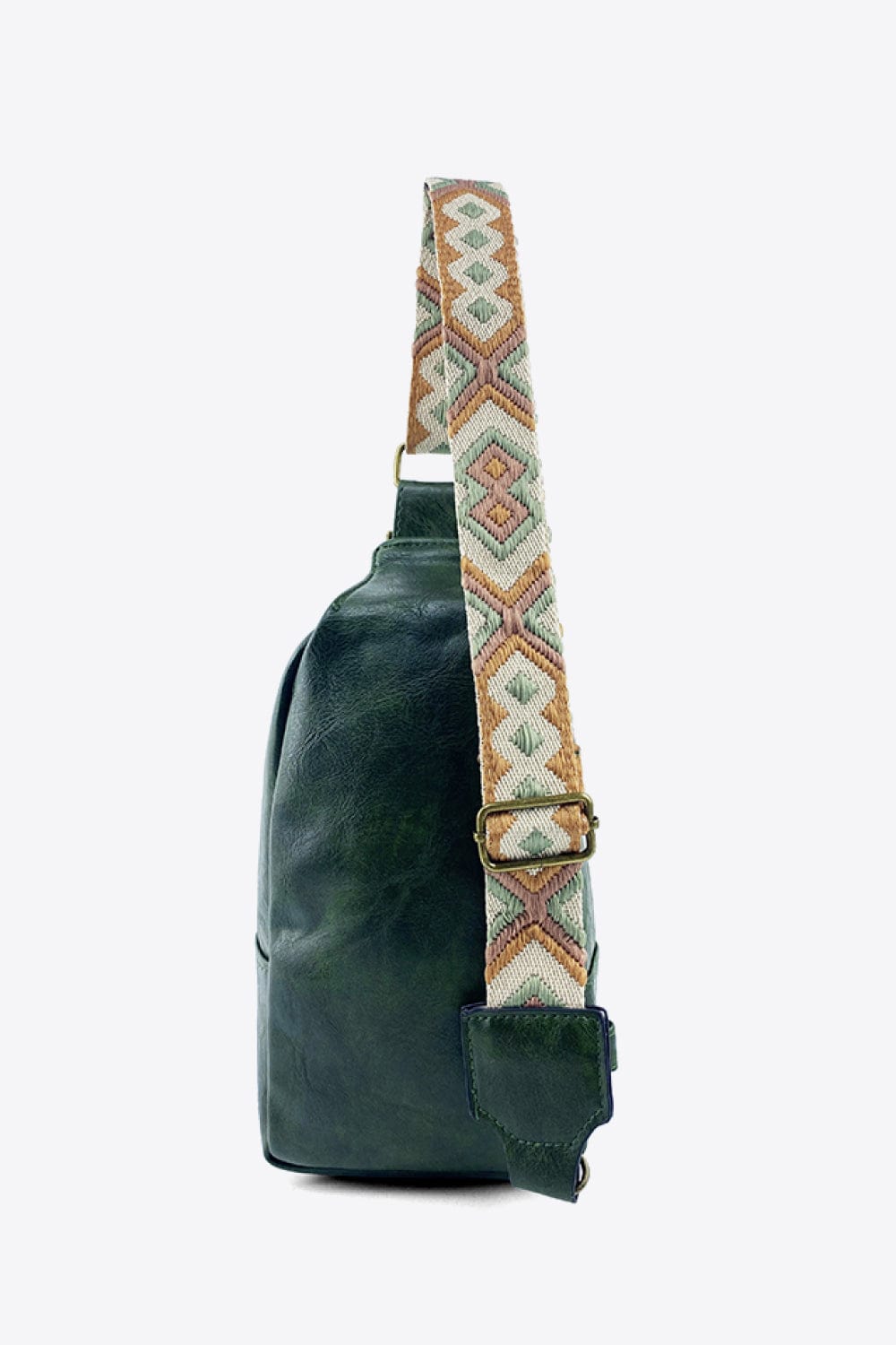 Adjustable Strap PU Leather Sling Bag - Body By J'ne