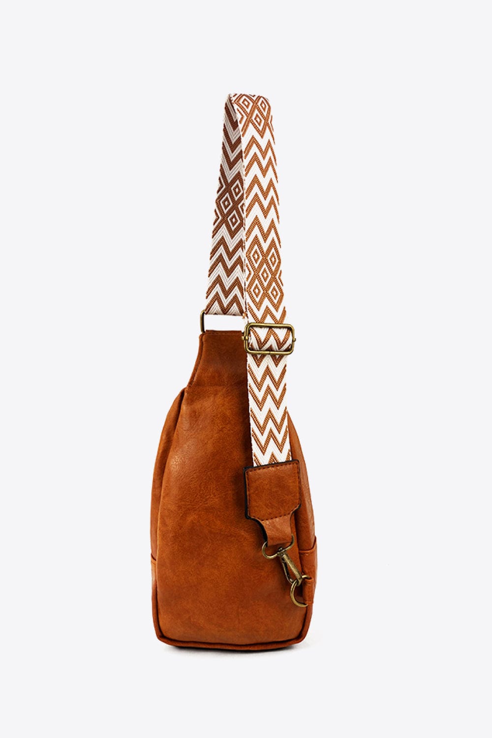 Adjustable Strap PU Leather Sling Bag - Body By J'ne