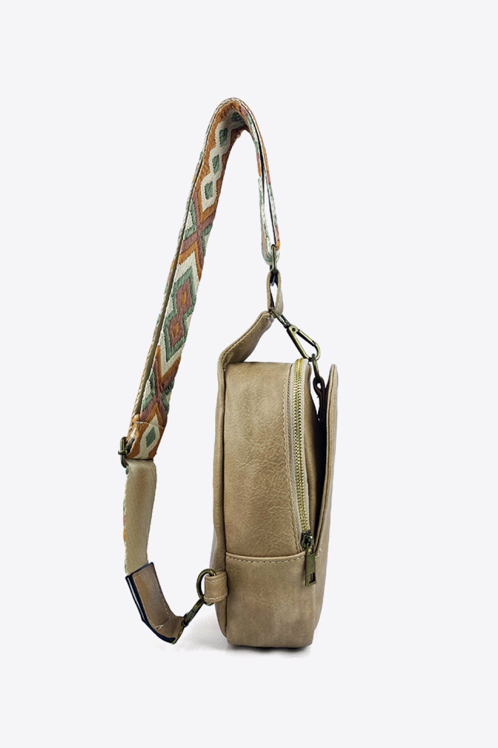 Adjustable Strap PU Leather Sling Bag - Body By J'ne