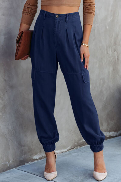 High Waist Cargo Pants - Body By J'ne