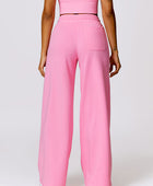 Drawstring High Waist Active Pants - Body By J'ne