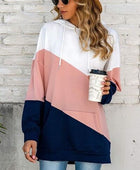 Color Block Drawstring Pocketed Hoodie - Body By J'ne