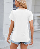 V-Neck Short Sleeve T-Shirt - Body By J'ne