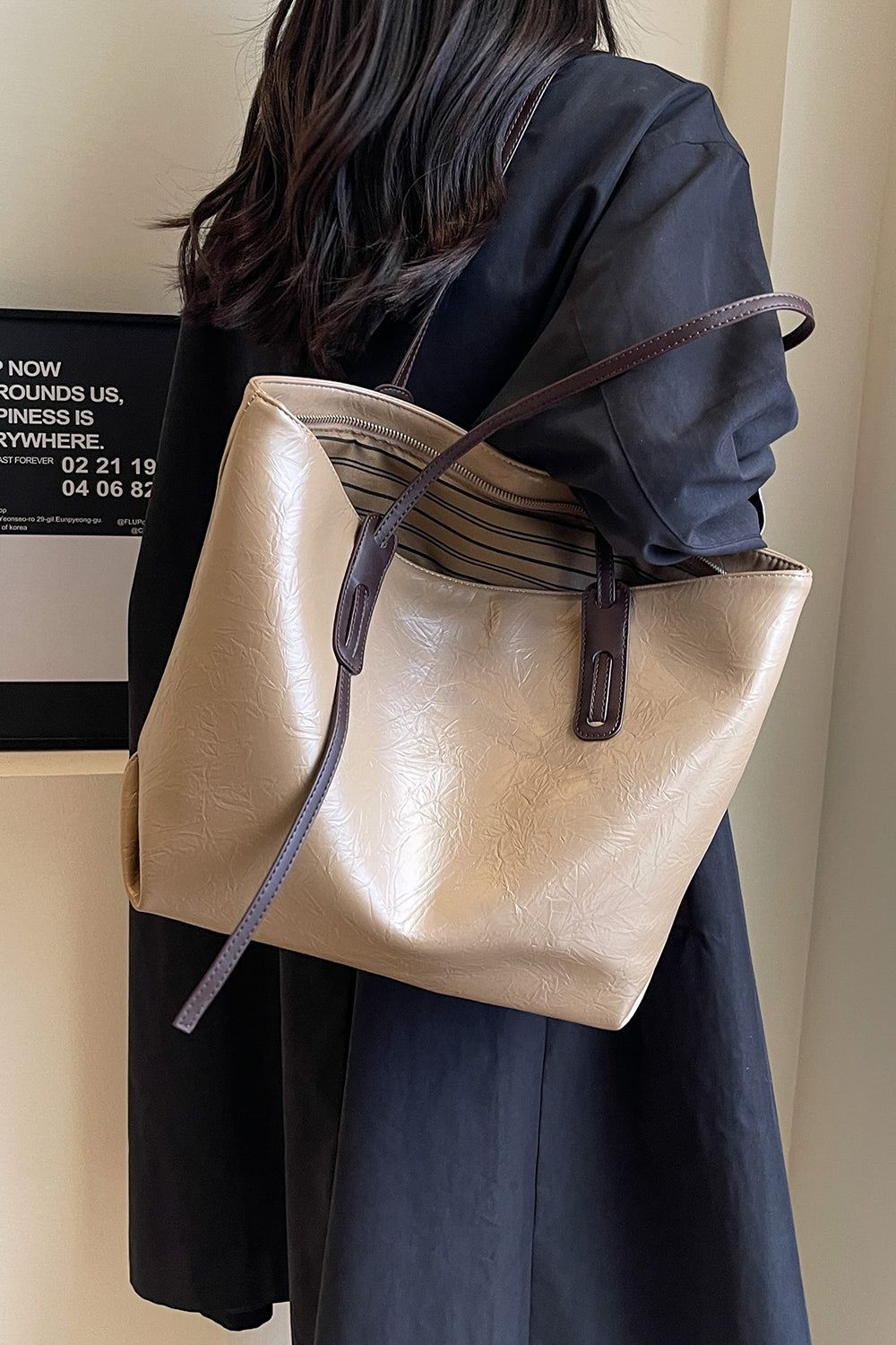 PU Leather Tote Bag - Body By J'ne