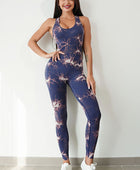 Printed Crisscross Wide Strap Jumpsuit - Body By J'ne