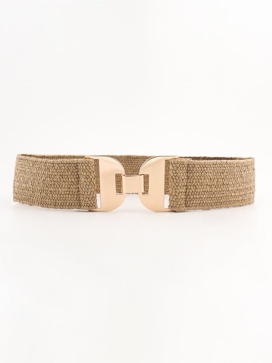 Alloy Buckle Elastic Belt - Body By J'ne