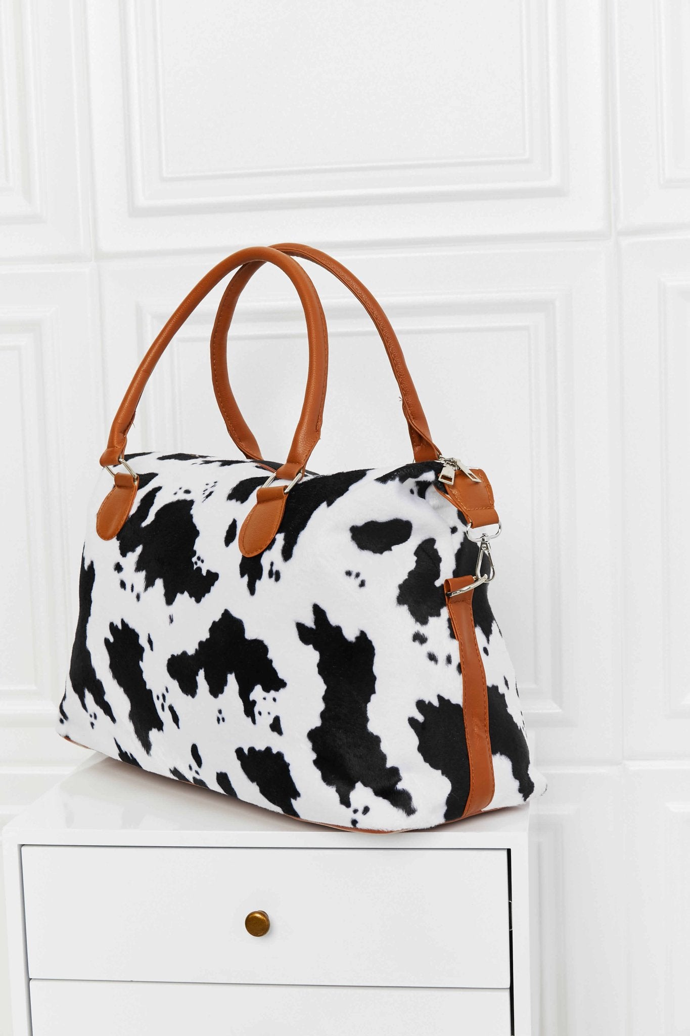 Animal Print Brushed Weekender Bag - Body By J'ne