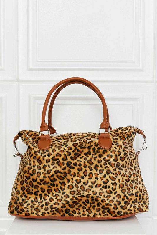 Animal Print Brushed Weekender Bag - Body By J'ne