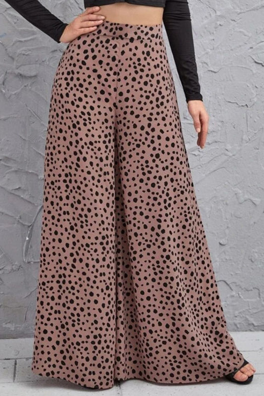 Animal Print High-Rise Culottes - Body By J'ne