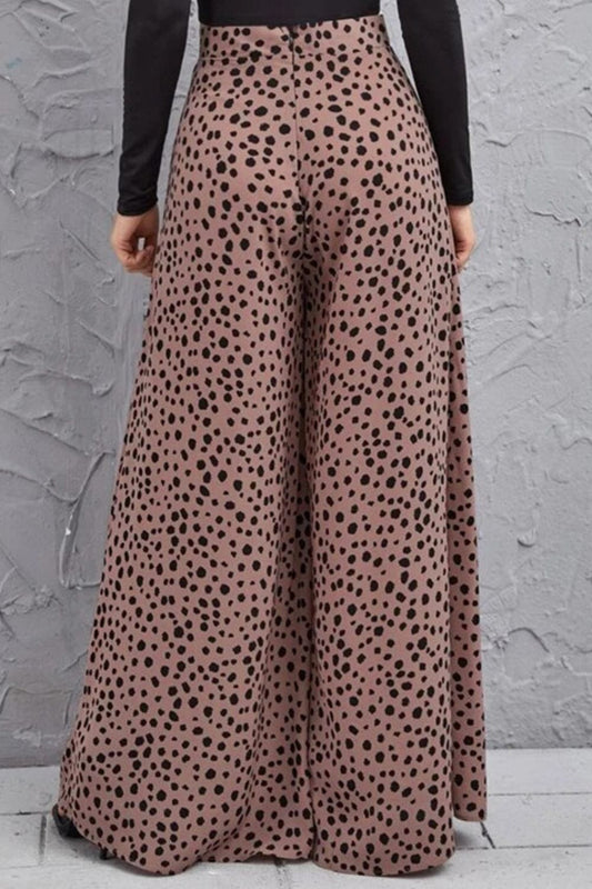 Animal Print High-Rise Culottes - Body By J'ne