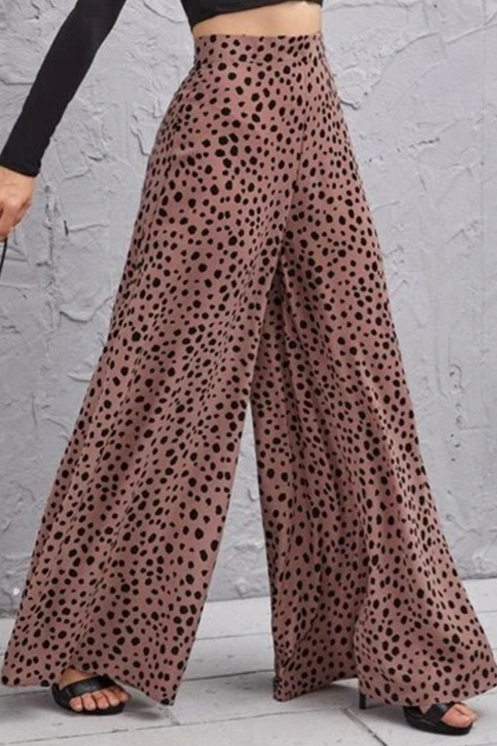 Animal Print High-Rise Culottes - Body By J'ne