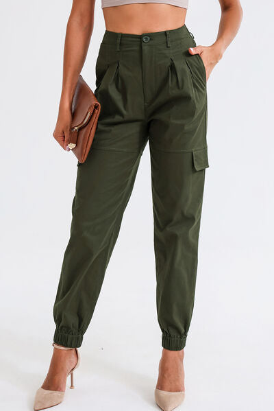 High Waist Cargo Pants - Body By J'ne