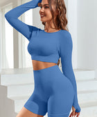 Round Neck Long Sleeve Active Top - Body By J'ne