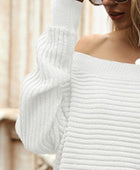Ribbed Long Sleeve Sweater - Body By J'ne